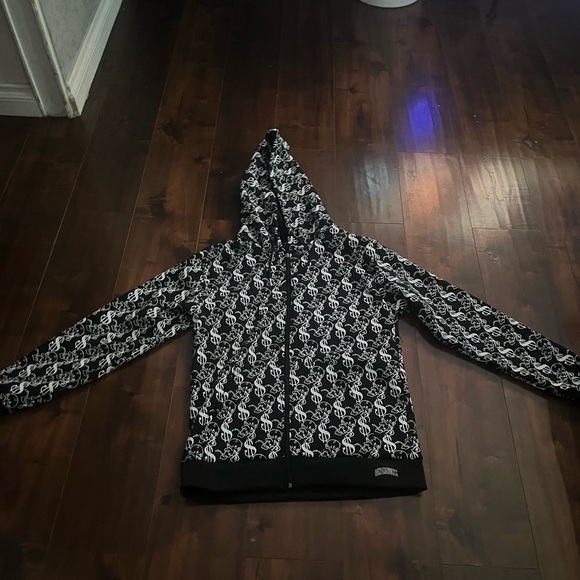 Oreo McFlurry v1 white and black Zip-up⚫️⚪️ - Picture 1 of 2
